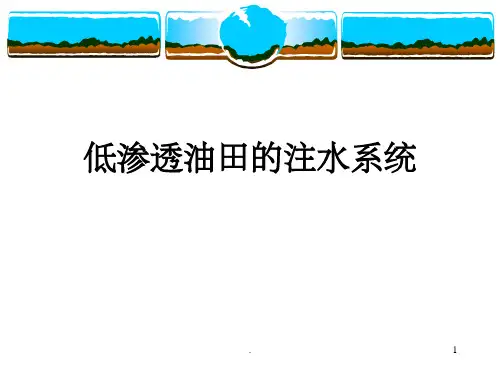 油田注水系统详解ppt课件