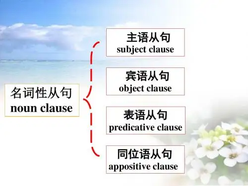 高中英语语法之名词性从句-(1)