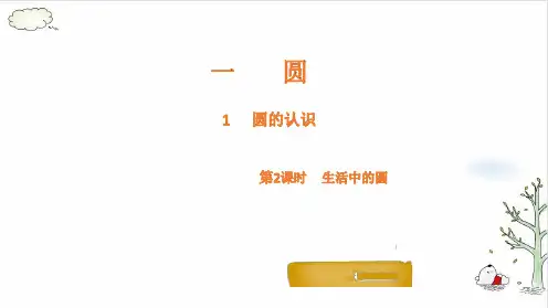 《圆的认识》完美版(共20张PPT)