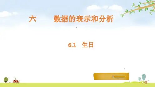 (四下)数学课件-6.1 生日-北师大版(11页)