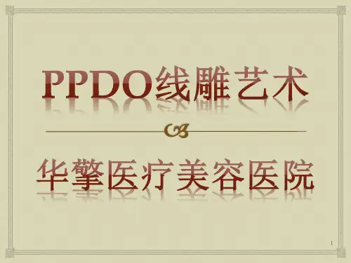 PPDO线雕艺术PPT课件
