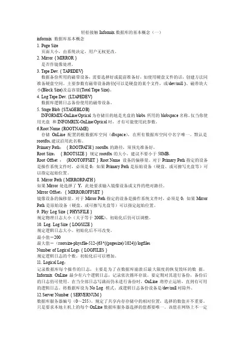 [IT计算机]informix