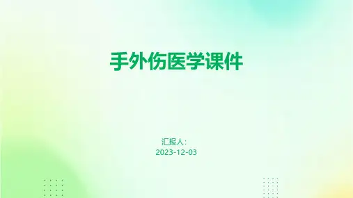 手外伤医学课件