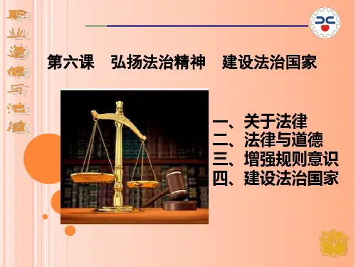 第六课 弘扬法治精神_建设法治国家