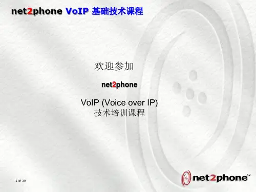 VOIP基础技术培训课程(中文).pptx