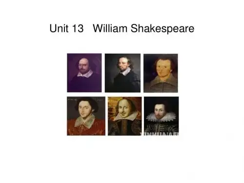 九年级英语William Shakespeare课件.ppt
