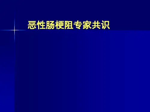 恶性肠梗阻专家共识(54页)