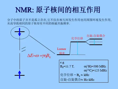 核磁共振图谱解析解析NMR
