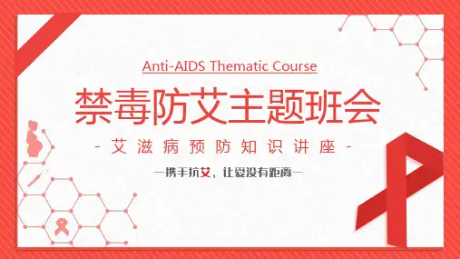 禁毒防艾主题班会PPT课件
