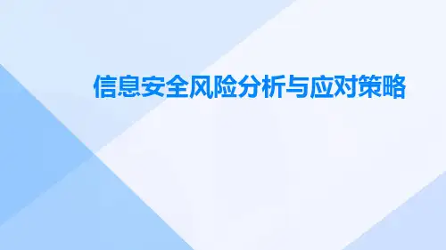 信息安全风险分析与应对策略