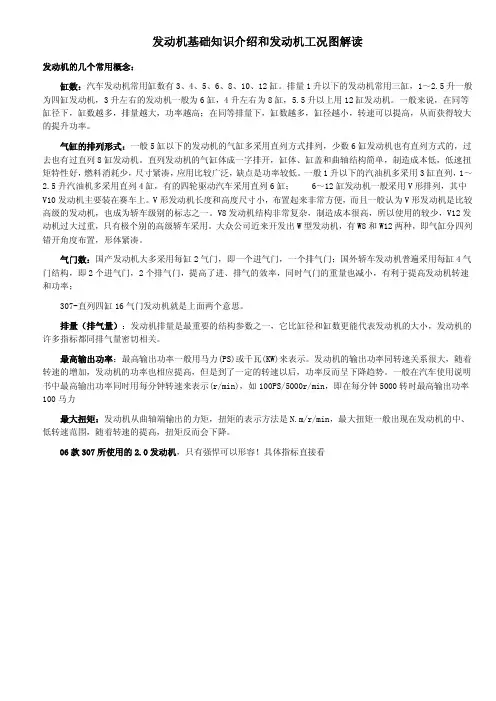 发动机基础知识介绍和发动机工况图解读(图)