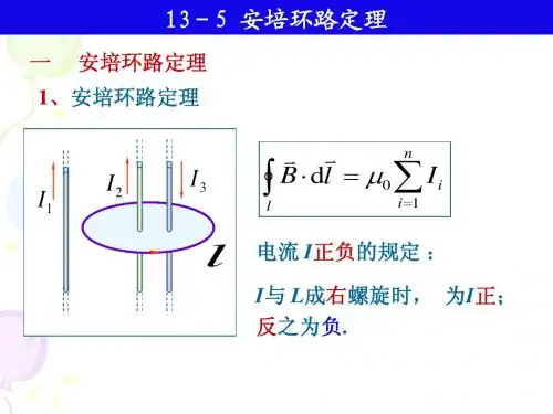 13-5 安培环路定理