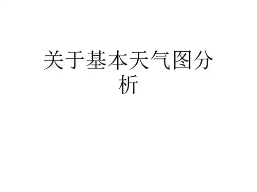 关于基本天气图分析课件
