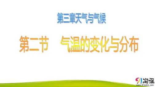 课件3：3.2 气温的变化与分布