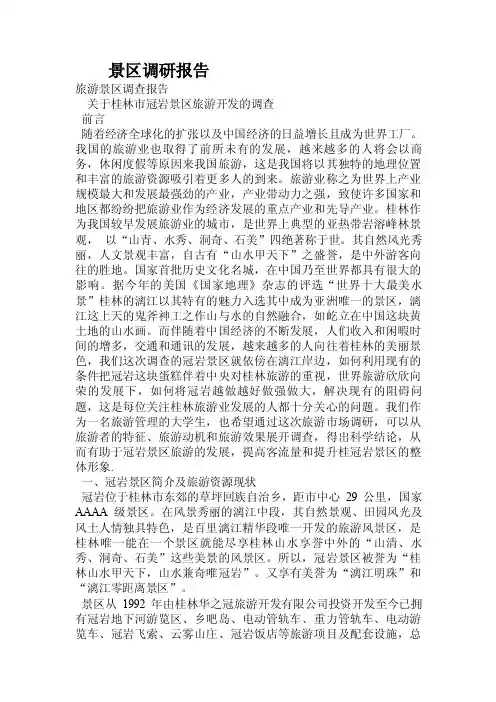 景区调研报告.doc