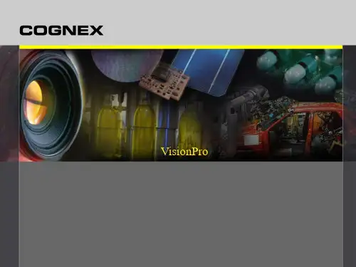 1.康耐视Visionpro培训