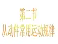 凸轮运动规律