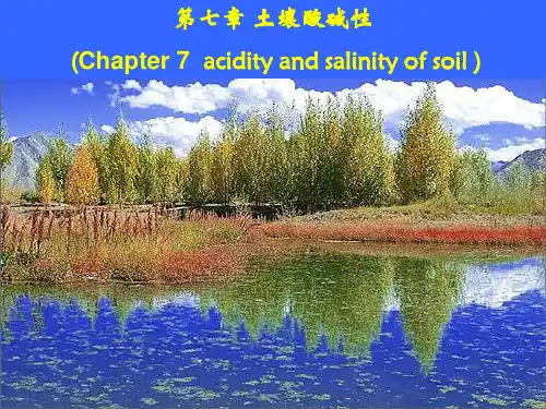07 第七章 土壤酸碱性与缓冲性
