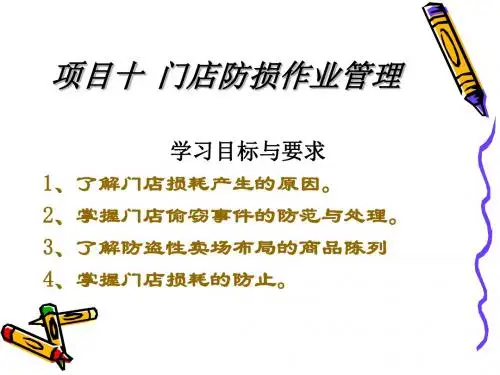 门店防损作业管理教材.ppt