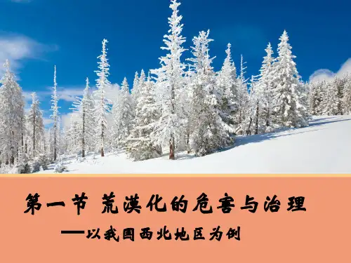 湘教版高中地理必修三课件：2.1 荒漠化的危害与治理——以我国西北地区为例(共31张PPT)