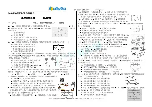 2008年物理复习试题分类精编-4