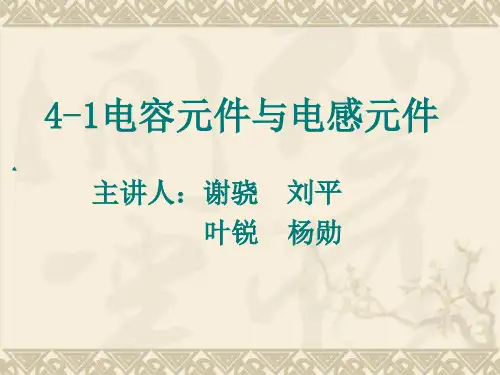 电工学 电容,电感元件