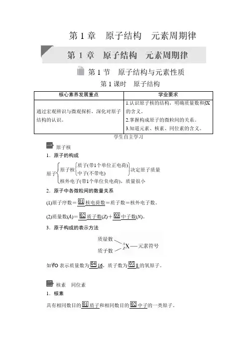 高中化学必修二(新教材) 全书导学案