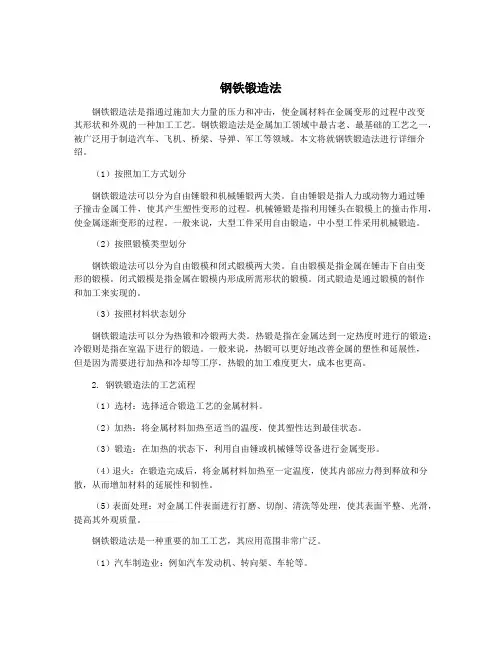 钢铁锻造法