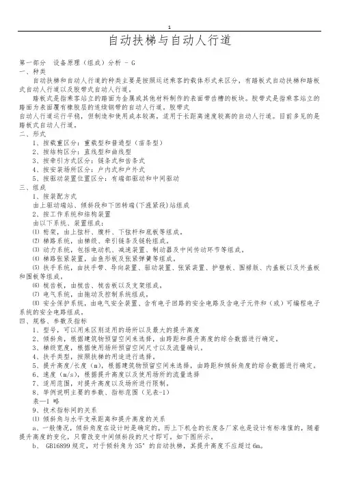 自动扶梯与自动人行道