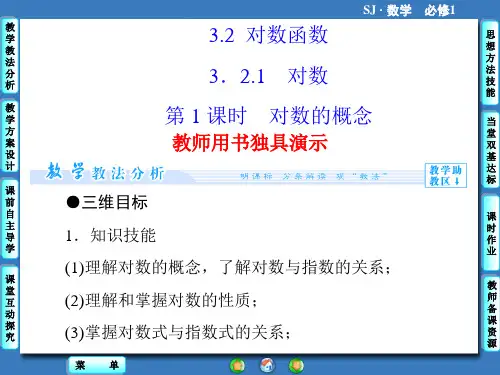 3.2.1对数——对数的概念课件(苏教版)