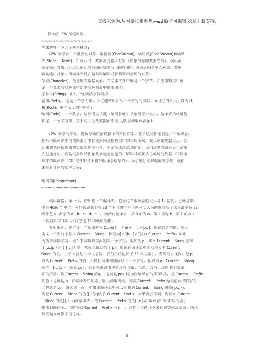 lzw压缩算法的c语言实现