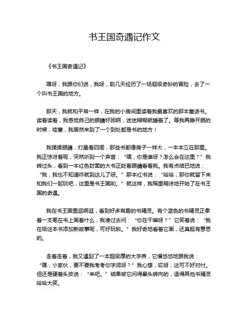 书王国奇遇记作文