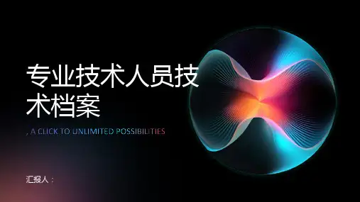 专业技术人员技术档案