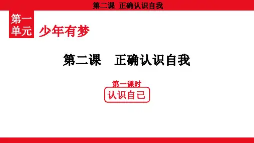 1.2.1 认识自己课件 (21张PPT