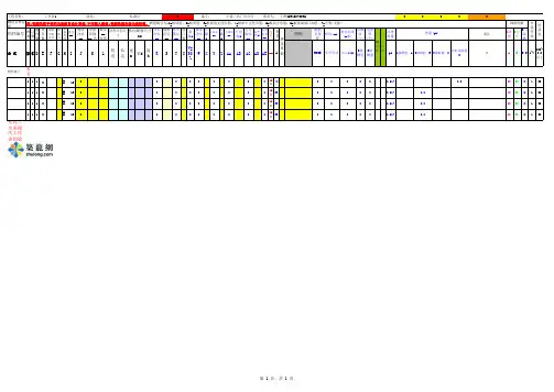 钢筋预算(结算)自动计算表格(EXCEL)