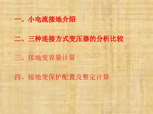 小电阻接地