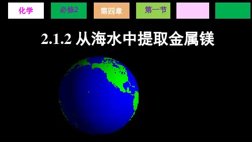 从海水中提取金属镁公开课优质课课件