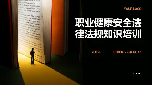 职业健康安全法律法规知识培训课件ppt精品模板分享(带动画)