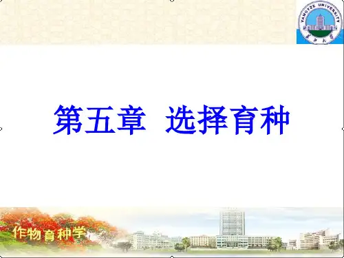 第五章选择育种