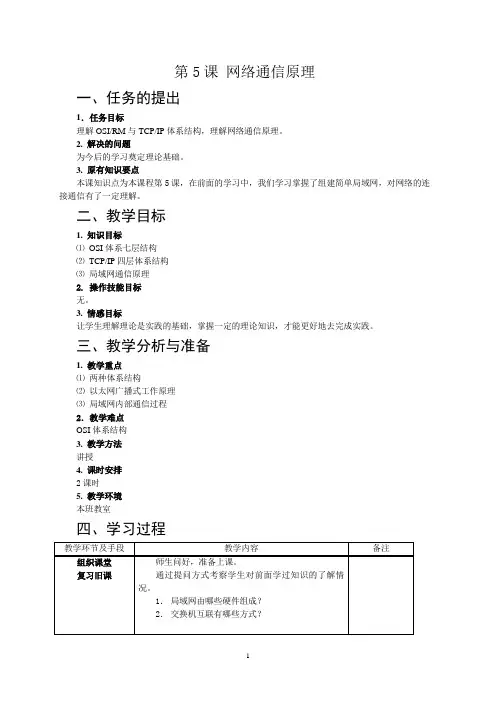 第5课 网络通信原理