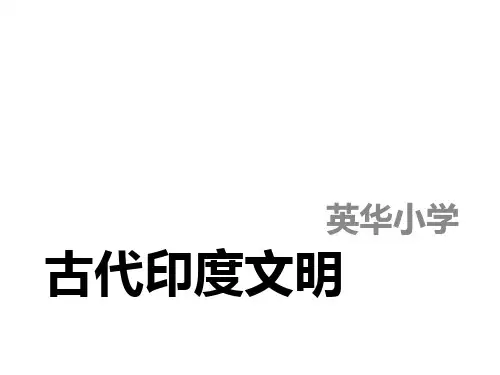 古代印度文明