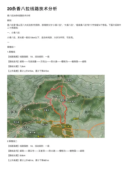 20条香八拉线路技术分析