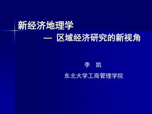 东北大学工商管理学院_新经济地理学(1)