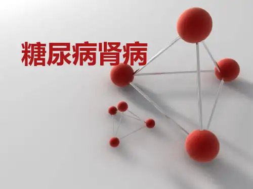 糖尿病肾病PPT【24页】