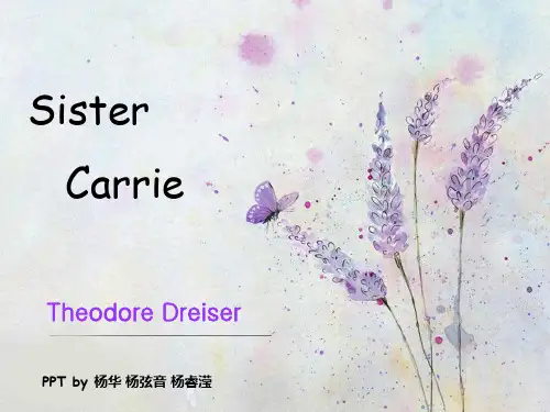 Sister Carrie 嘉莉妹妹