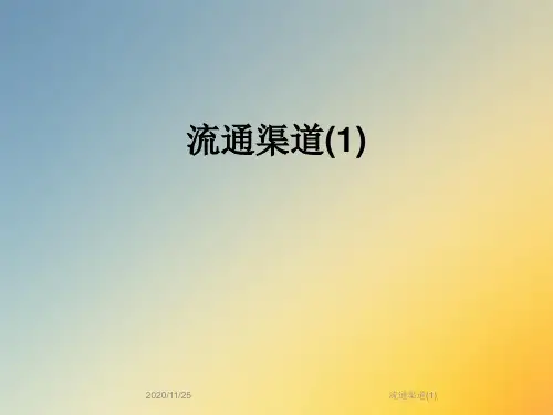 流通渠道(1)