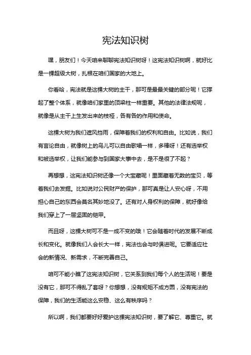 宪法知识树