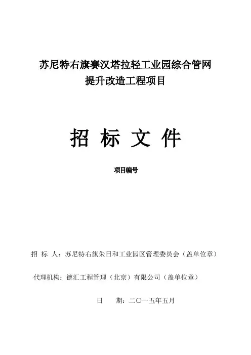 EPC项目施工招标文件(终版)