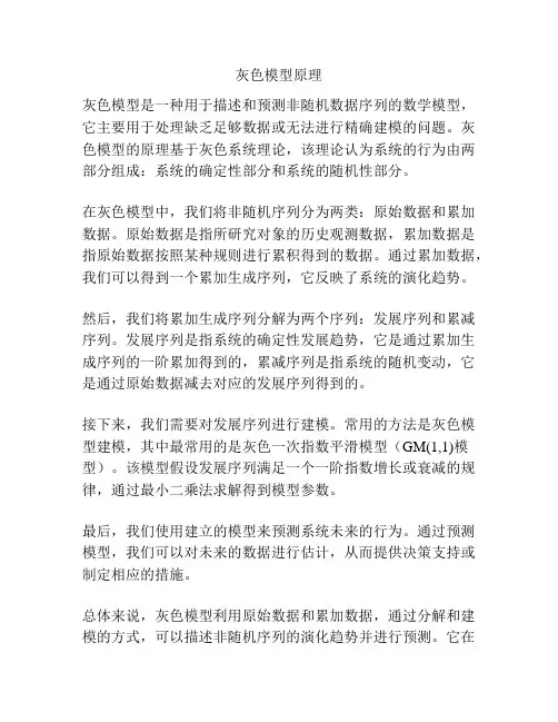 灰色模型原理