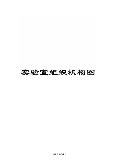 实验室组织机构图
